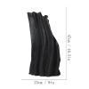 Dried Flower Vase Resin Vase Modern Black Geometric Decorative Vase 18.5 Inch Large Home Decor Table Vase Table Flower Arrangement Decoration Decorative Vase view 2