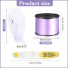 Berlune Candy Lei Making Kit for Graduation Party Favor Include 2 in x 1000 ft Poly Tubing 3 Rolls Curling Gift Ribbon 300 Yd/ 900 ft and Scissor for Hawaii Tropical Wedding DIY(Purple, Blue, Yellow) view 2