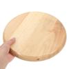 Veemoon Round Wooden Stool Seat Replacement Heavy Duty Bar Chair Seat Board Solid Wood Stool Top, Smooth Touch Small Chair Pads for Bars, Dining, Home (Width 11.59in, 0.79in Thick) view 3