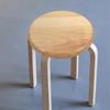 Veemoon Round Wooden Stool Seat Replacement Heavy Duty Bar Chair Seat Board Solid Wood Stool Top, Smooth Touch Small Chair Pads for Bars, Dining, Home (Width 11.59in, 0.79in Thick) view 4