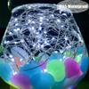 anso 5V USB LED String Lights Fairy 20M 10M 5M Silver Wire Waterproof Garland Home Decor (Multi Color,5m 50leds) view 2