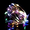 anso 5V USB LED String Lights Fairy 20M 10M 5M Silver Wire Waterproof Garland Home Decor (Multi Color,5m 50leds) view 3