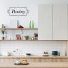 PLIGREAT Pantry Sign Wall Stickers, Removable Vinyl Window Wall Decals for Home Restaurant Kitchen Walk-in Fridge Food Storage Room Freezer Closet Pantry Cabinet Window Door Wall Decoration view 3