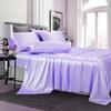 Phoenix Citadel All Season Silk Satin 7 Pieces Comforter Set Queen Lilac (Comforter + Flat Sheet + Fitted Sheet 16'' & 4 Pillowcases) 500 GSM Comforter Sheet Set Wrinkle & Fade Resistant view 3