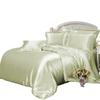 Phoenix Citadel All Season Silk Satin 7 Pieces Comforter Set Twin Sage (Comforter + Flat Sheet + Fitted Sheet 16'' & 4 Pillowcases) 500 GSM Comforter Sheet Set Wrinkle & Fade Resistant view 1