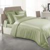 Phoenix Citadel All Season Silk Satin 7 Pieces Comforter Set Twin Sage (Comforter + Flat Sheet + Fitted Sheet 16'' & 4 Pillowcases) 500 GSM Comforter Sheet Set Wrinkle & Fade Resistant view 3