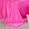 Phoenix Citadel All Season Silk Satin 7 Pieces Comforter Set Full Hot Pink (Comforter + Flat Sheet + Fitted Sheet 16'' & 4 Pillowcases) 500 GSM Comforter Sheet Set Wrinkle & Fade Resistant view 4
