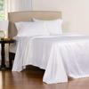 Phoenix Citadel All Season Silk Satin 7 Pieces Comforter Set Queen White (Comforter + Flat Sheet + Fitted Sheet 16'' & 4 Pillowcases) 500 GSM Comforter Sheet Set Wrinkle & Fade Resistant view 3
