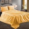 Phoenix Citadel All Season Silk Satin 7 Pieces Comforter Set Queen Gold (Comforter + Flat Sheet + Fitted Sheet 16'' & 4 Pillowcases) 500 GSM Comforter Sheet Set Wrinkle & Fade Resistant view 4