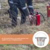 Cabilock Stainless Steel Sand Bucket for Firefighters Lightweight Emergency Pail with Handle Design for Fire Stations and Home Use view 3