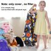 LDIW Bean Bag Chair Cover (Stuffing Not Included) for Kids, Plush Toy Storage for Kids Premium Cotton Canvas Toy Organizer Cover Floor Lounger for Boys or Girls, 80 * 90cm,S4 view 3