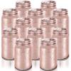 12 Pcs Decorative Mason Jars 16oz Painted Wide Mason Jars for Table Centerpiece DIY Home Decoration Birthday Housewarming Party Wedding Favor(Rose Gold) view 1