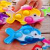 20 pcs Fish Classroom Students Gifts Bulk Rainbow Fidgets Gifts from Teacher, Mini Pop Holiday Rewards Party Favors for Kids view 2
