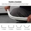 JYHHCYS White Recessed Sliding Curtain Track Flexible Bendable, Hidden Ceiling Mounted Aluminum Room Divider Curtain Rod for Bay Window/Balcony/Shower (Size : 3.5m/11.5ft) view 2