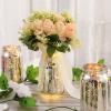 12 Pcs Decorative Mason Jars 16oz Painted Wide Mason Jars for Table Centerpiece DIY Home Decoration Birthday Housewarming Party Wedding Favor(Silver) view 4