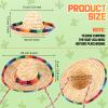 Zhanmai 25 Pack Mini Sombrero Hats Mexican Party Decor Kids Pet, 9 Inch view 2