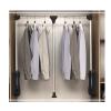 CHALKE Pull Down Closet Rod Guide, Width Adjustable Hydraulic Cushioning System, Closet Hanger Guide with Telescopic Handle and Mounting Hardware, Load Capacity 20KG (Size : 830-1150mm) view 4