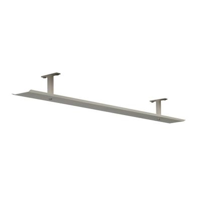 Sauder Bergen Circle Metal Cord Management Trough in White Finish