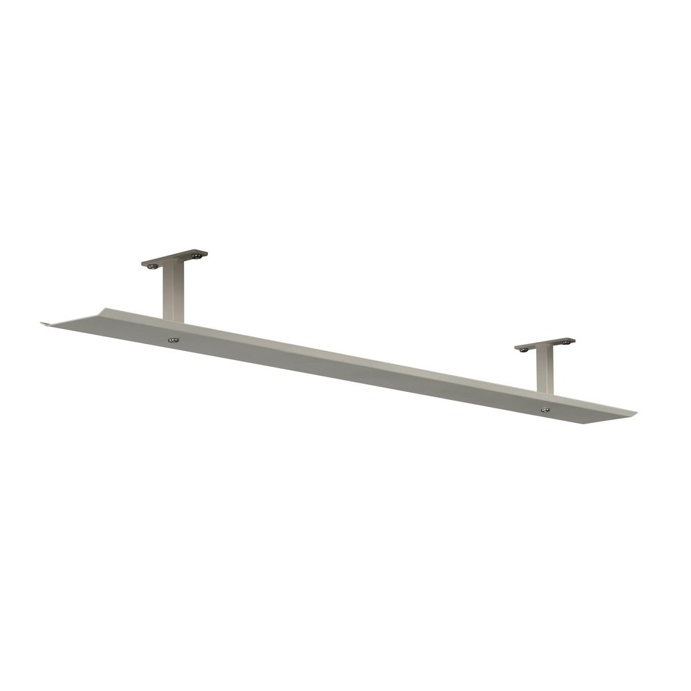 Sauder Bergen Circle Metal Cord Management Trough in White Finish