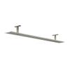 Sauder Bergen Circle Metal Cord Management Trough in White Finish view 1