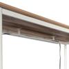 Sauder Bergen Circle Metal Cord Management Trough in White Finish view 2