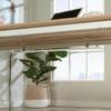 Sauder Bergen Circle Metal Cord Management Trough in White Finish view 3