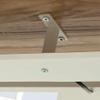 Sauder Bergen Circle Metal Cord Management Trough in White Finish view 4