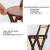 Folding Tall Bar Stool With Backrest, Bar Height Folding Chairs, Folding Counter Stool Width 14" Chair Seat, Kitchen Breakfast Bar Stools, Wood Folding Stool No Installation Required ( Color : Teal , view 4