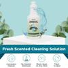 Steam & Go Demineralized Water for Steam Cleaner, PVC-Free Floor Cleaning Liquid Compatible With Any Steam Mop, Ready-to-Use Multisurface Cleaner, Scented, Eucalyptus Mint, 32 oz, Pack of 6 view 2