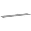 loibinfen 8 Piece Bookshelf Boards Engineered Wood Replacement Panels Storage Units Organizer Display Shelves for Bookcase, Storage Cabinet, Concrete Gray 39.4"x7.9"x0.6" view 3