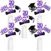 24Pcs 2025 Graduation Centerpieces Sticks Purple, Graduation 2025 Party Centerpieces Sticks for Tables 2025 Purple 2025 Table Centerpieces Decorations view 3