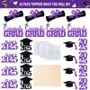 24Pcs 2025 Graduation Centerpieces Sticks Purple, Graduation 2025 Party Centerpieces Sticks for Tables 2025 Purple 2025 Table Centerpieces Decorations view 4