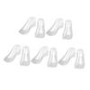 5 Pairs Thong Supports Plastic Foot Showcase Models Acrylic Shaper Stand Cm Shoe Holders Display Rings Model Shapers Tools Stands Store Retail Holder Transparent Toddler view 1