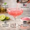 Lux Life Pink Cocktail Rimming Sugar Naturally Colored, Unflavored Drink Rim Sugar 4 oz view 2