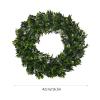 Welcome Wreath 42 CM Diameter Artificial Flower Wreath Grass Ring Pastoral Wedding Jungle Party Photography Green Leaves Artificial Plants Simulation Garland Door Decoration Artificial Eucalyptus Wrea view 2