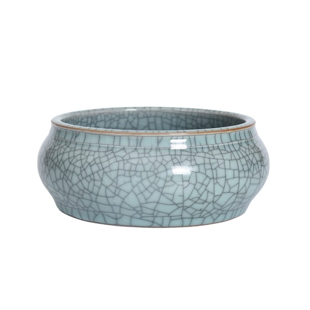 Incense Burner Ceramic Incense Holder, Incense Burner Bowl for Sticks, Cone, Coil Incense, Porcelain Incense Ash Catcher for Home Office Yoga Temple Decor Incense Holders