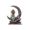 Incense Burner Buddha Incense Burner Handmade Ceramic Incense Holder Backflow Incense Censer Home Office Yoga Tea House Decor Waterfall Incense Stick Holder Incense Holders view 1