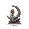Incense Burner Buddha Incense Burner Handmade Ceramic Incense Holder Backflow Incense Censer Home Office Yoga Tea House Decor Waterfall Incense Stick Holder Incense Holders view 2