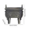 Incense Burner Pure Copper Incense Burner, Retro Incense Stick Burner, Tower Incense Holder, Coil Incense Burner, Square Buddha Brass Tripod for Home Yoga SPA Office Temple Incense Holders view 2