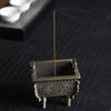 Incense Burner Pure Copper Incense Burner, Retro Incense Stick Burner, Tower Incense Holder, Coil Incense Burner, Square Buddha Brass Tripod for Home Yoga SPA Office Temple Incense Holders view 4