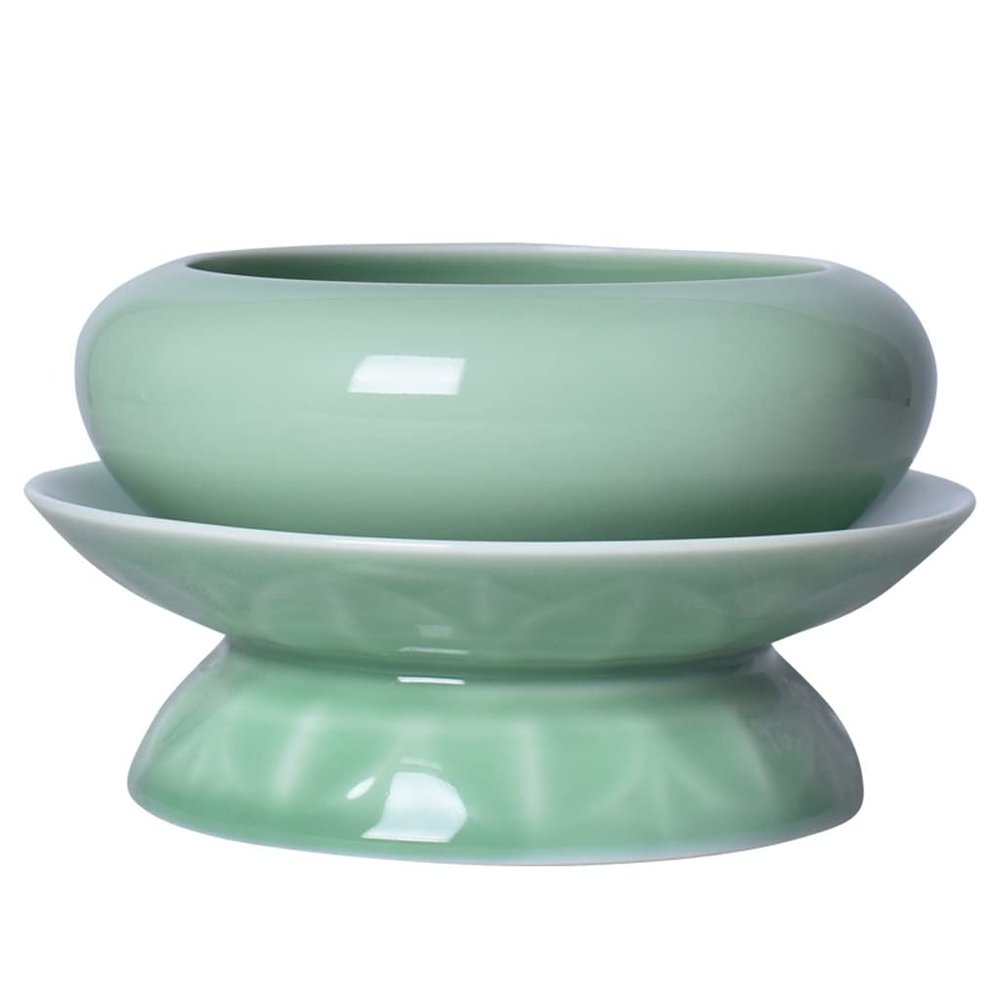 Incense Burner Lotus Incense Burner for Buddha, Ceramic Incense Holder for Sticks, Pocelain Glaze Censer Holder for Home Office Yoga Spa Temple Incense Holders