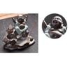 Incense Burner Waterfall Incense Burner Ceramic Backflow Buddha Incense Holder Censer Home Decor Buddhist Incense Censer Office Yoga Teahouse Zen Ornaments Incense Holders view 3