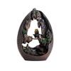 Incense Burner Mountains and Flowing Water Backflow Incense Burner Creative Ceramic Smoke Waterfall Incense Cones Holder Home Office Yoga Teahouse Decor Incense Holders view 1