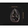 Incense Burner Mountains and Flowing Water Backflow Incense Burner Creative Ceramic Smoke Waterfall Incense Cones Holder Home Office Yoga Teahouse Decor Incense Holders view 2