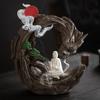 Incense Burner Dragon Backflow Incense Burner, Ceramic Waterfall Incense Holder for Home Office Yoga Studio Meditation Room Incense Holders view 4