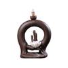 Incense Burner Lotus Bergamot Ceramic Incense Burner Backflow Incense Censer Home Decor Lotus Incense Stick Office Yoga Teahouse Meditation Zen Ornaments Incense Holders view 1