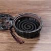 Incense Burner Ceramic Incense Burner with Lid, Lotus Pod Coil Incense Burner, for Home Office Teahouse Yoga Bedroom Meditation Incense Holders view 4