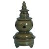 Incense Burner Ceramic Incense Burner with Lid, Incense Holder Censer, Porcelain Glaze Censer Holder for Incense Cone/Coil/Sticks, Home Office Teahouse Temple Decor Incense Holders view 1