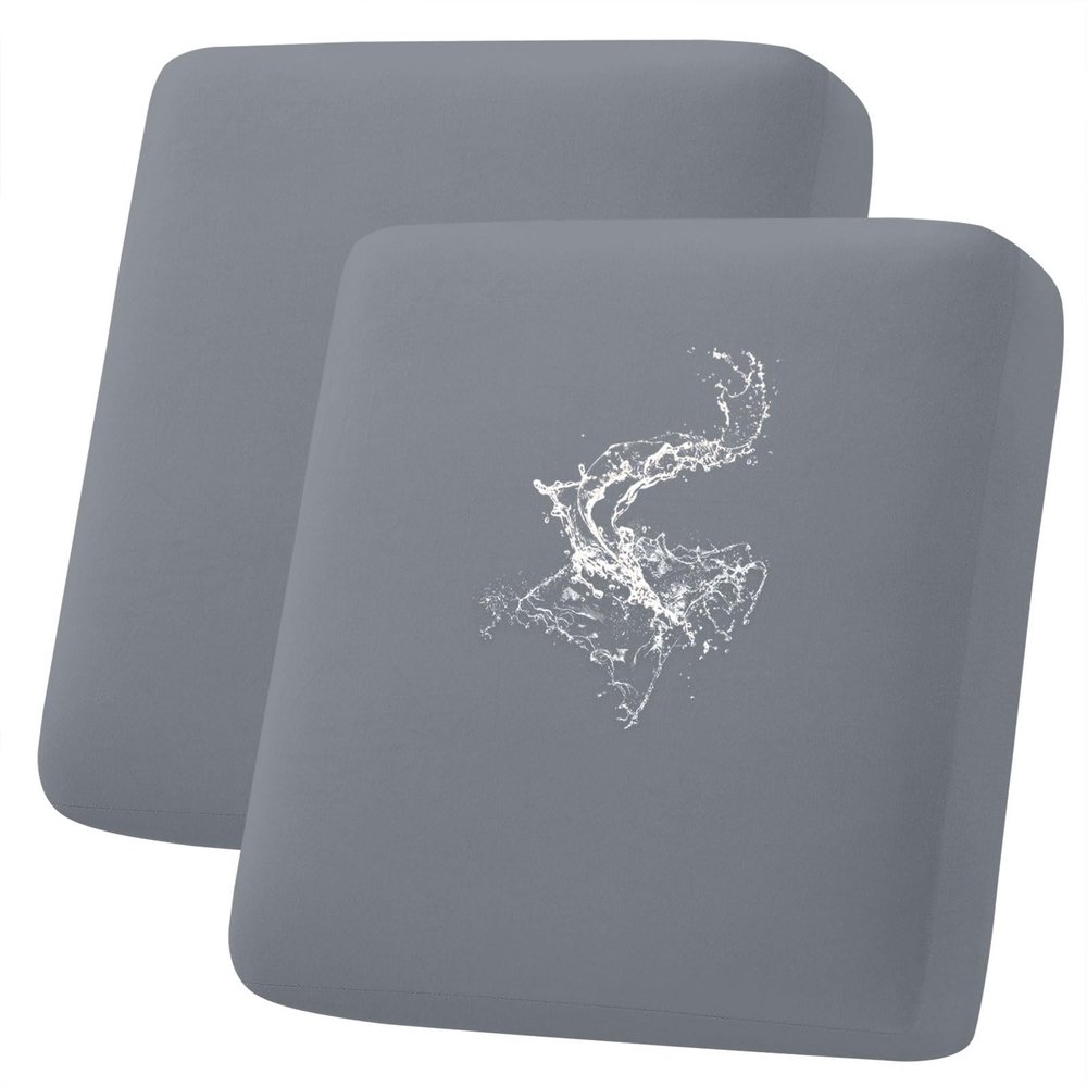 hyha Waterproof Couch Cushion Covers, Stretch Sofa Seat Slipcovers