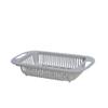 Pasta Strainer Basket Fruit Drainer Telescopic Storage Rack Drain Basket Filter Sink Free Punch Cleaning Bowl Rag Rack Kitchen Household Pull-out Storage Rack Rice Washing Bowl Vegetable Washing Baske view 1